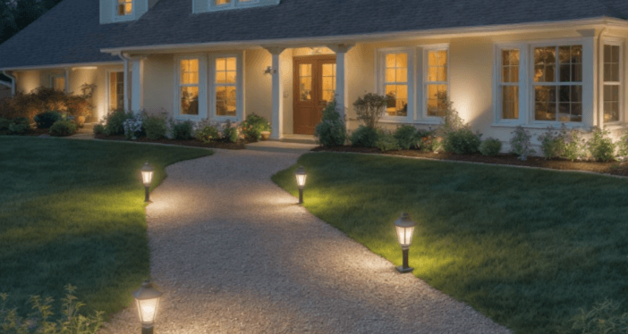 Solar vs Hardwired Landscape Lights