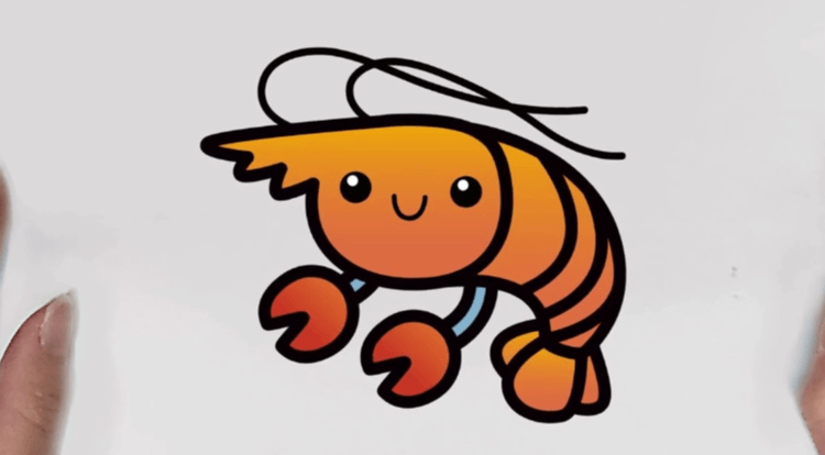 Easy:_Ym_C3obqni= Shrimp Drawing