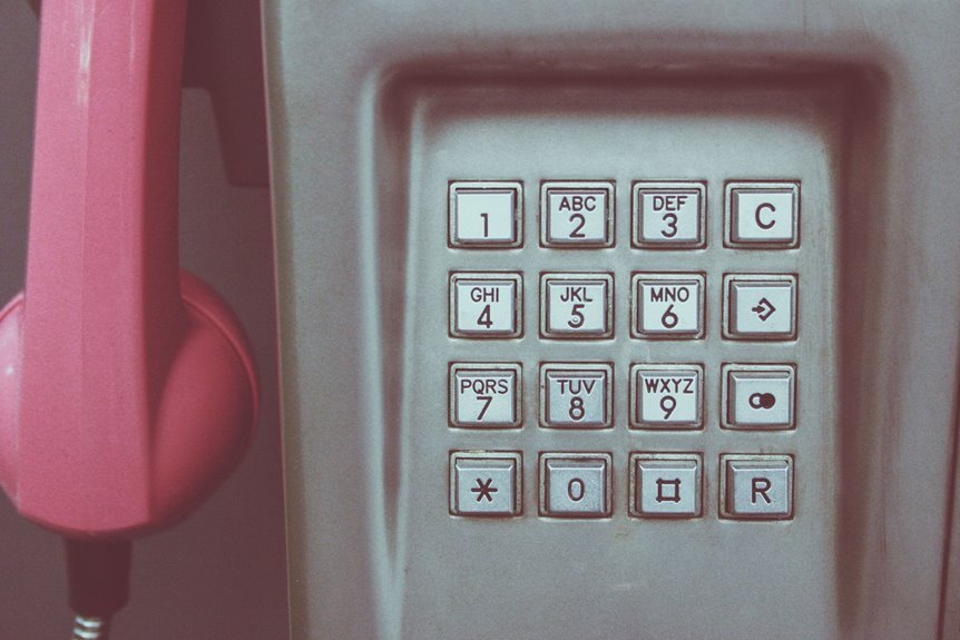 phone contact registry numbers listed